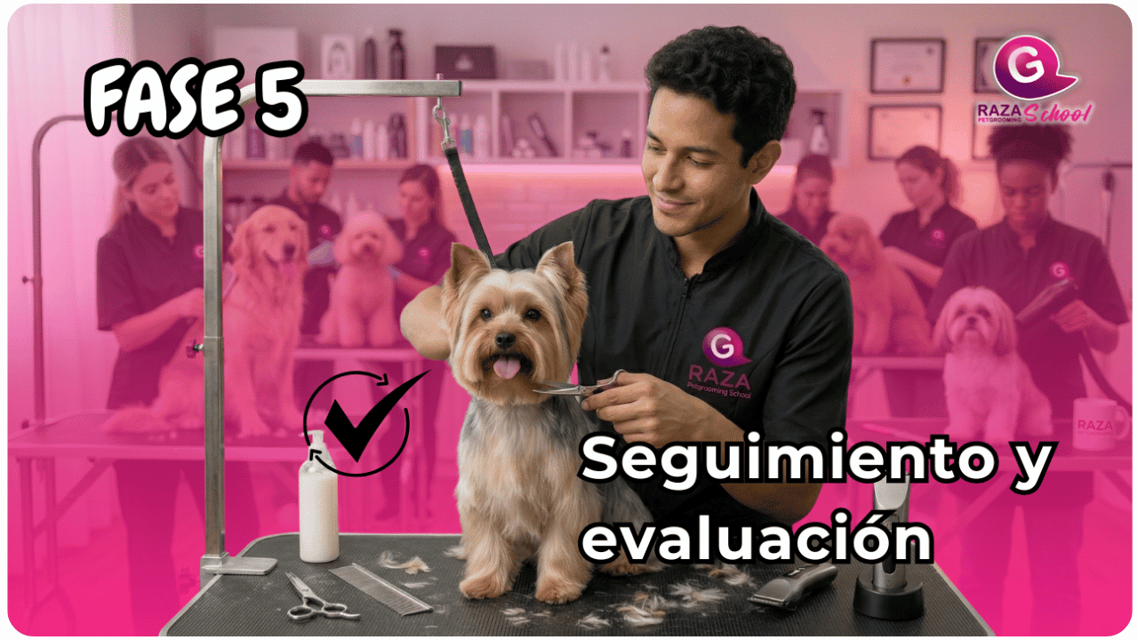 estudiantes aprendiendo grooming canino en Union NJ-1