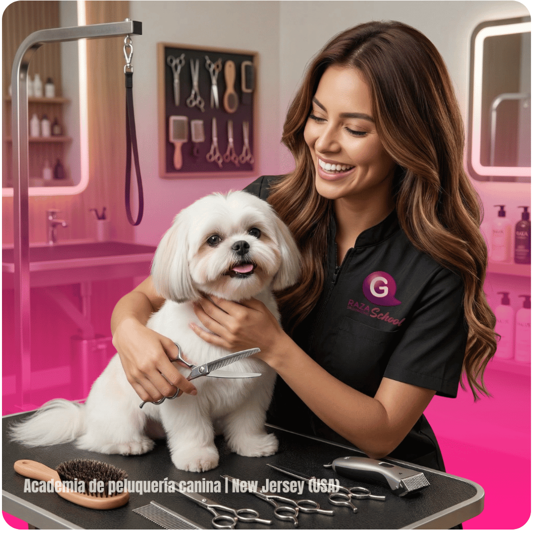 Estudiante de peluquería canina en New Jersey-1