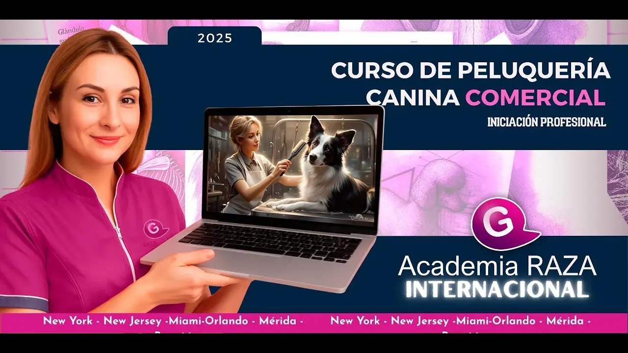 Curso virtual de Pet Grooming Academia Raza
